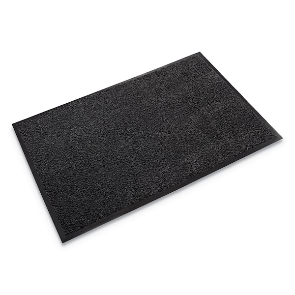 Floor Mat, 0.5" Thick, Charcoal, 36 in W x 10 in L